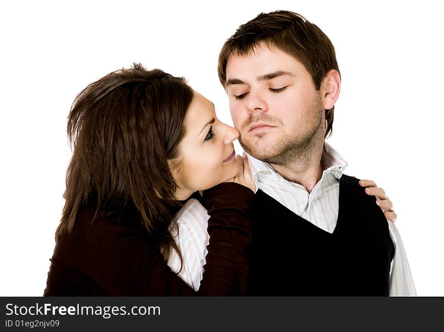 Stock photo: an image of a happy loving couple. Stock photo: an image of a happy loving couple