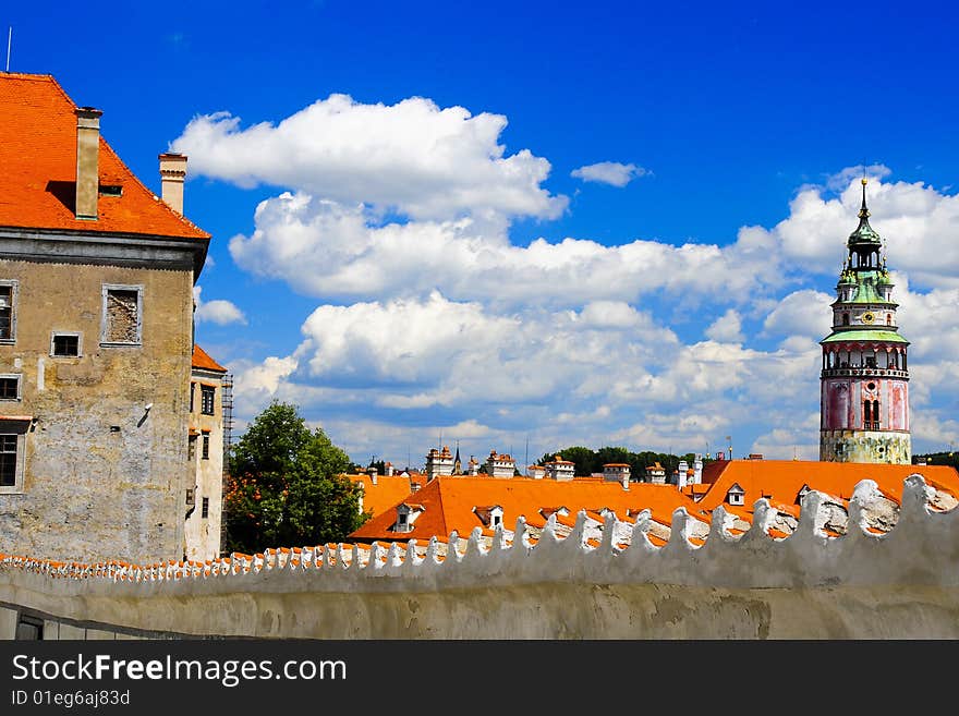 City Cesky Krumlov, Czech Republic