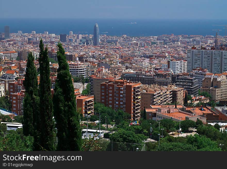 View of barcelona