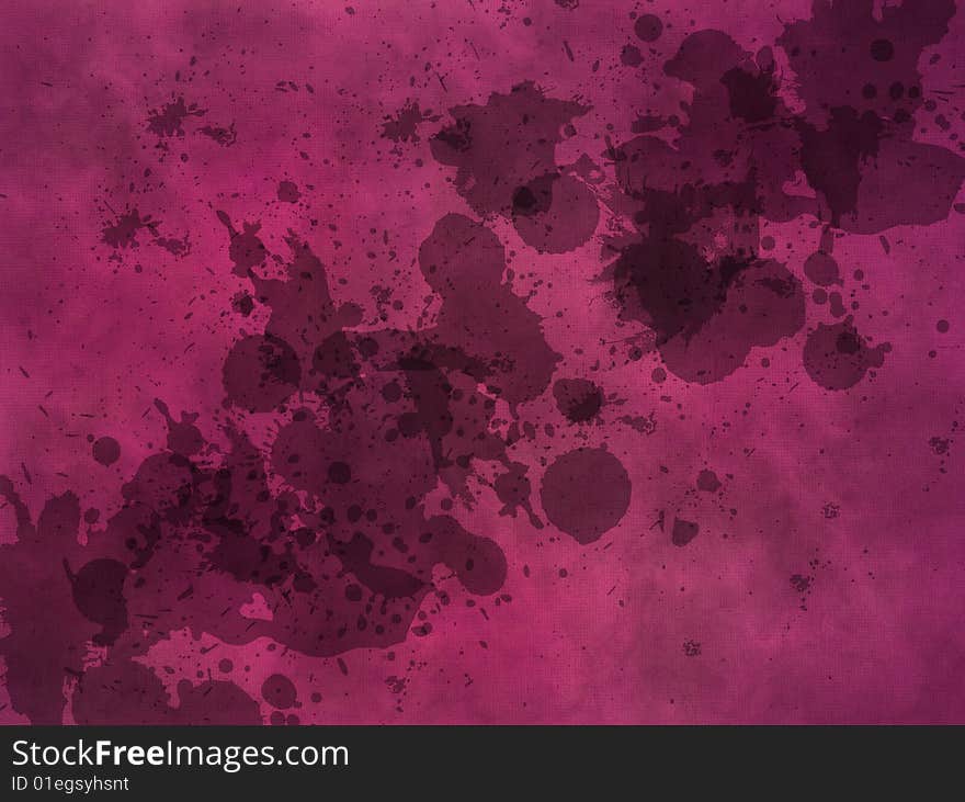 Abstract background with ink stains