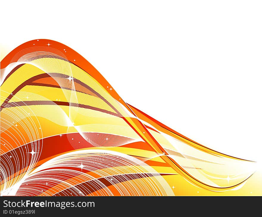 Bright Wavy Vector