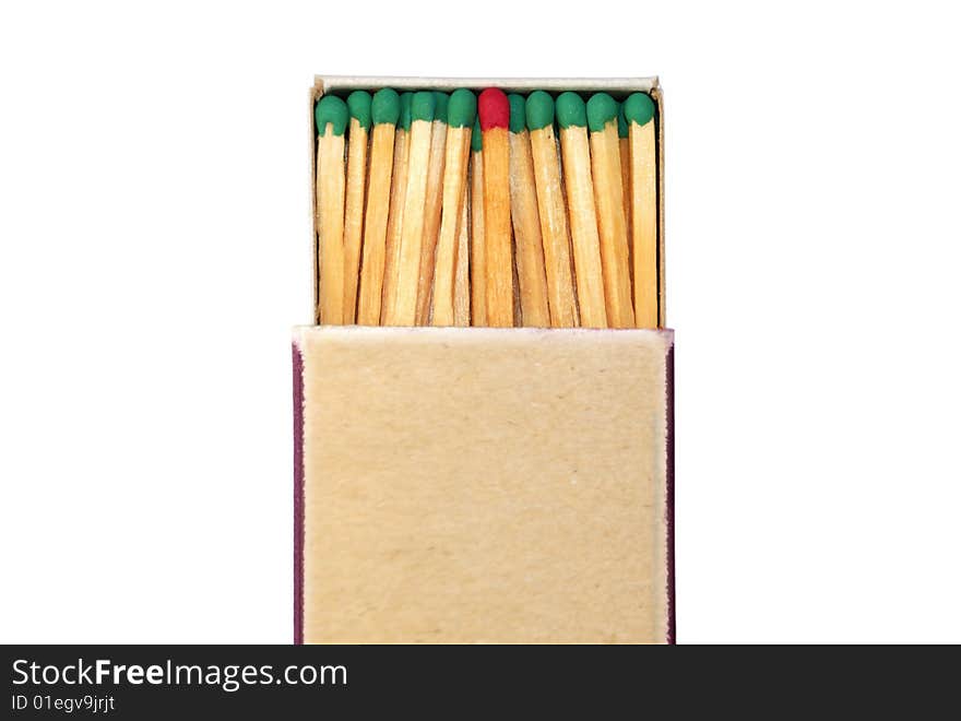 Box of matches. Conceptual photo