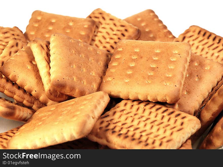 Cookies isolated on white background. Cookies isolated on white background