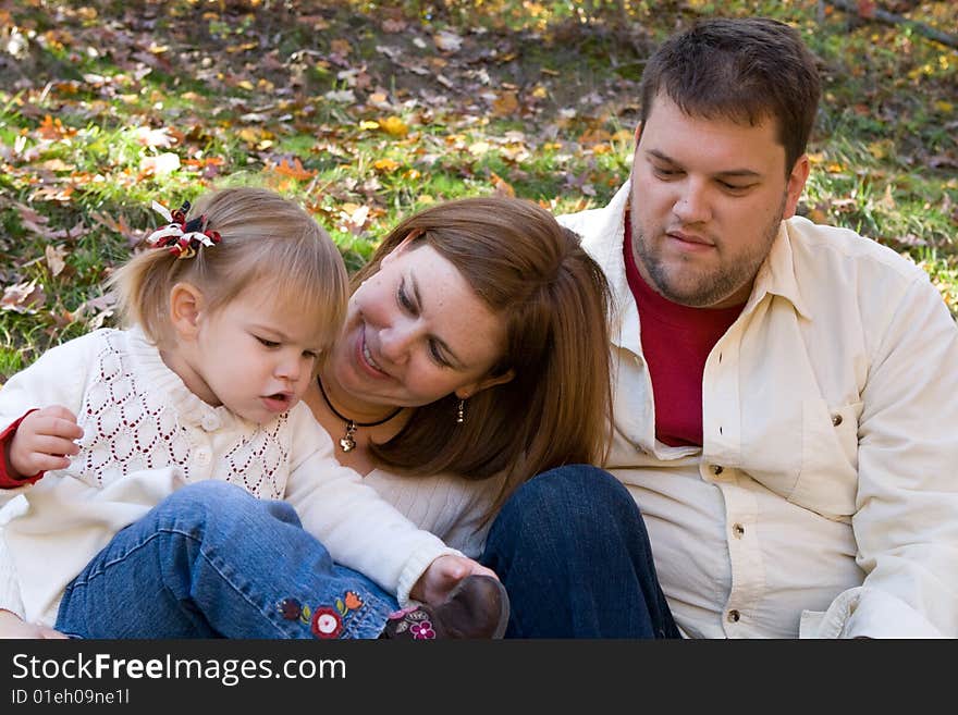 A family enjoying a day at the park