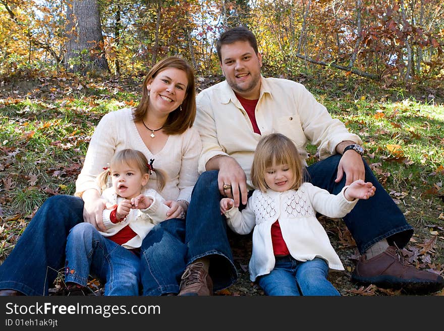 A family enjoying a day at the park