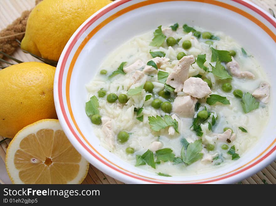 Lemon soup