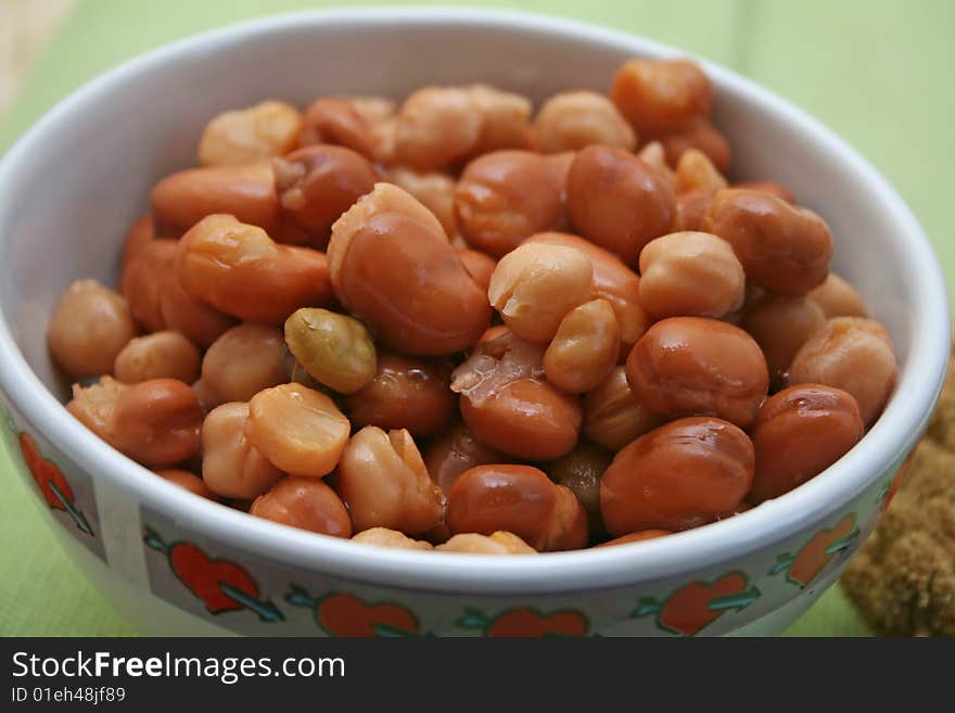 Beans and chickpeas