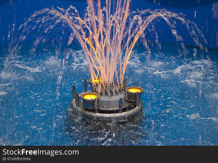 Modern fountain