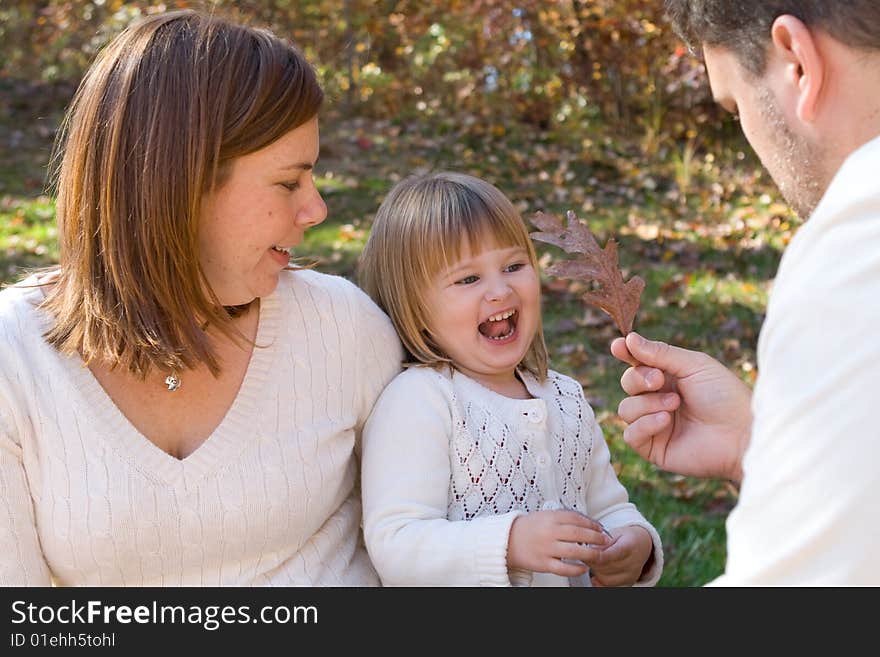 A family enjoying a day at the park