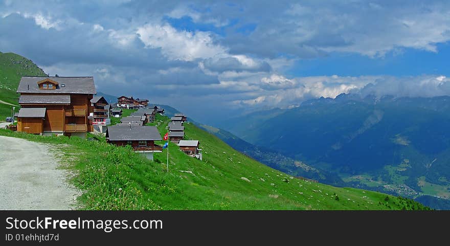 Swiss Village in area Bettmeralp