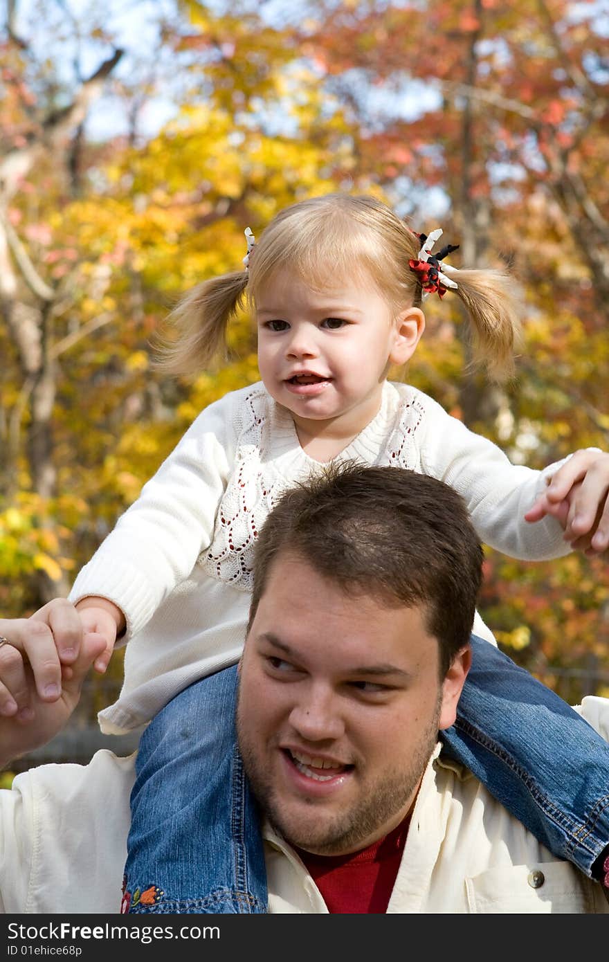 A family enjoying a day at the park