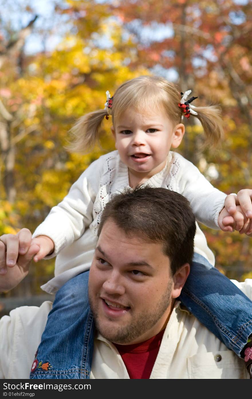 A family enjoying a day at the park