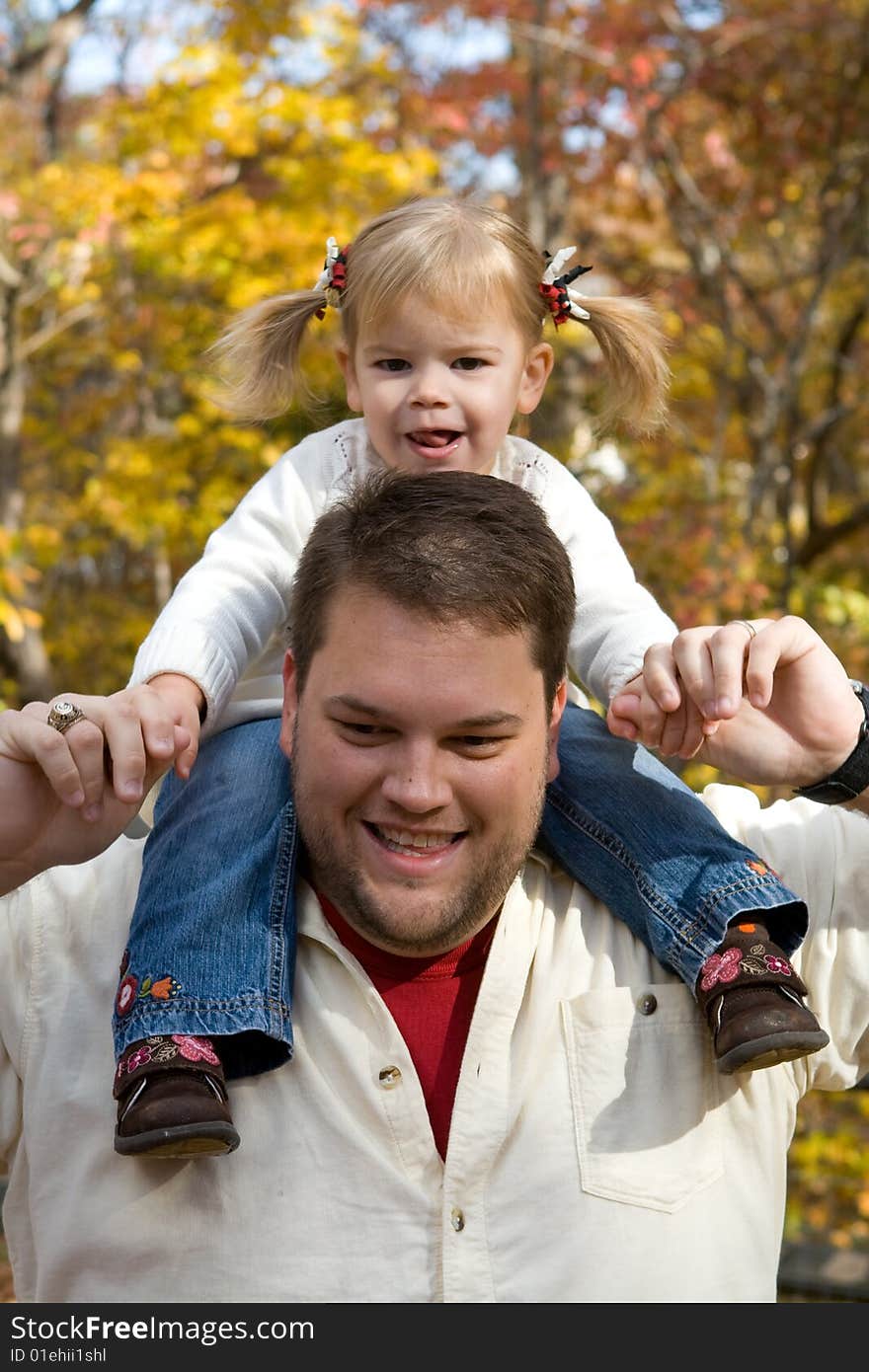 A family enjoying a day at the park