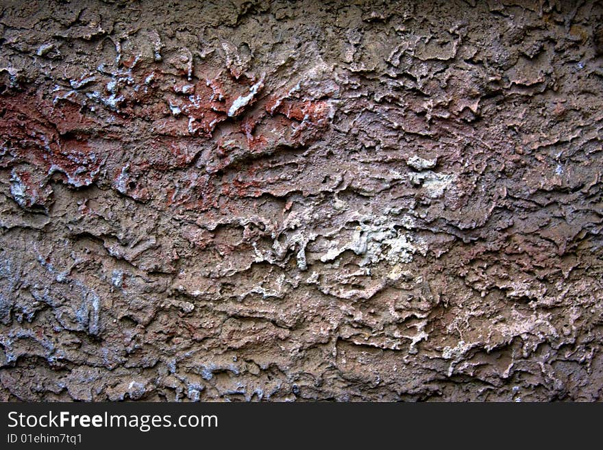 Plaster wall close-up texture pattern background