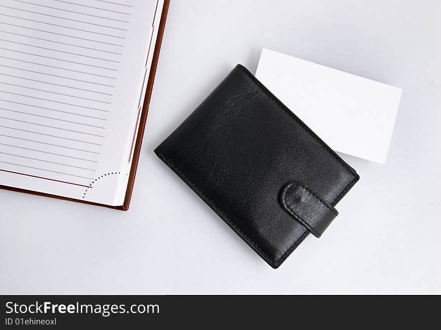 Business Card With Diary And Card Holder