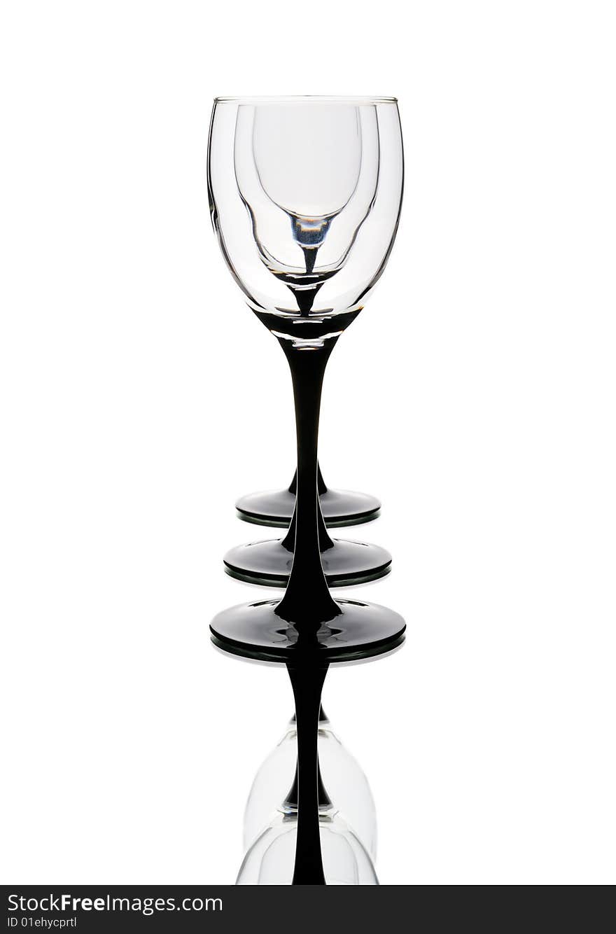 Line Of Wine Glasses