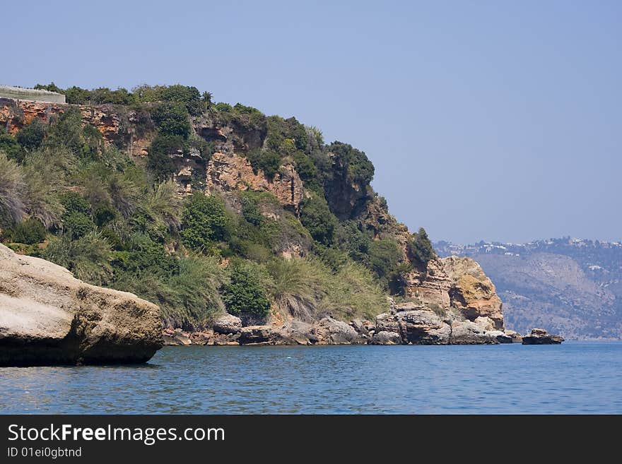 Seaside Landscape In Spain