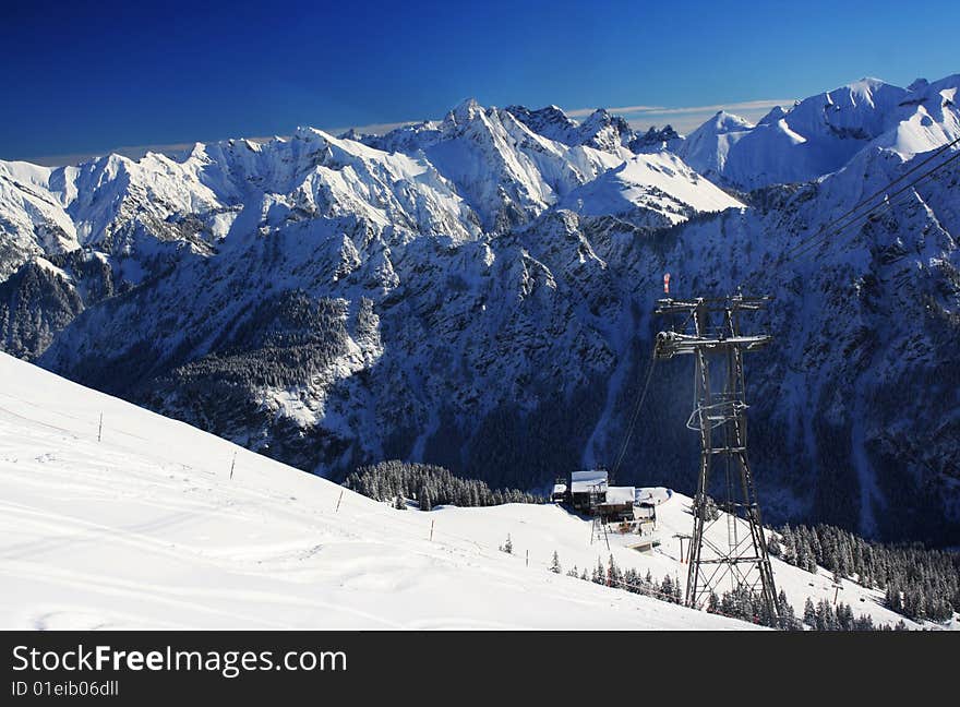 A large mountain in Bayern. A large mountain in Bayern