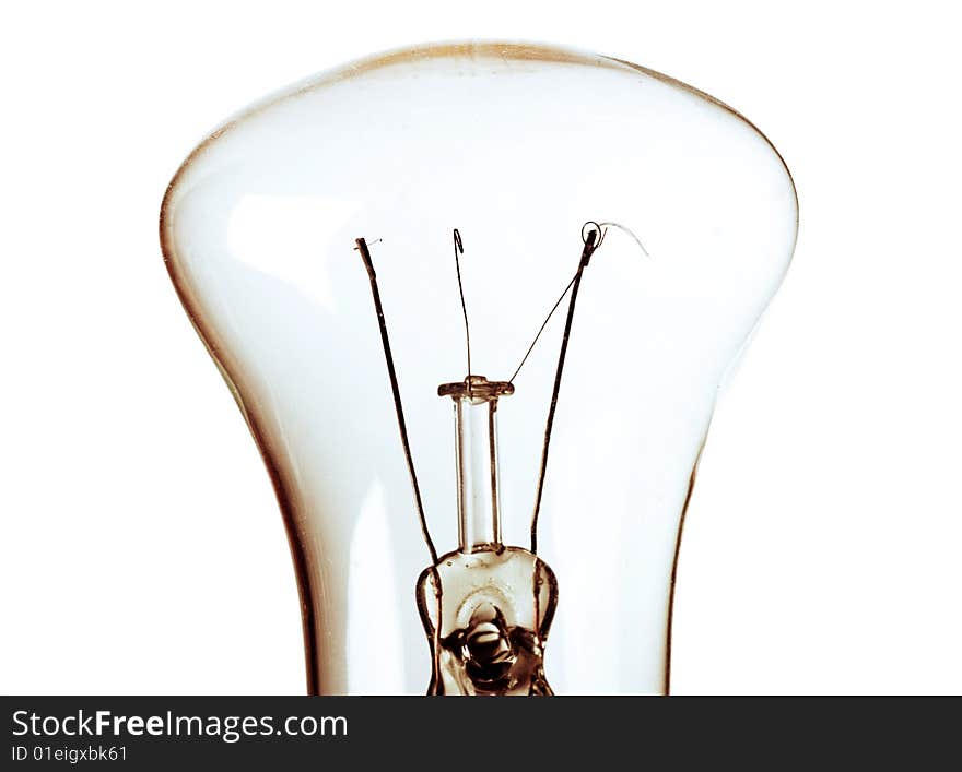 Bulb on white