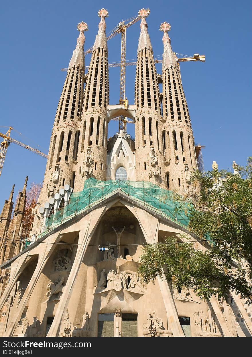 Temple Sagrada Familia- in Barcelona