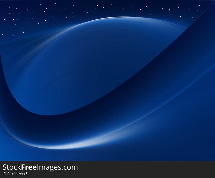 Blue dynamic background with stars. Blue dynamic background with stars