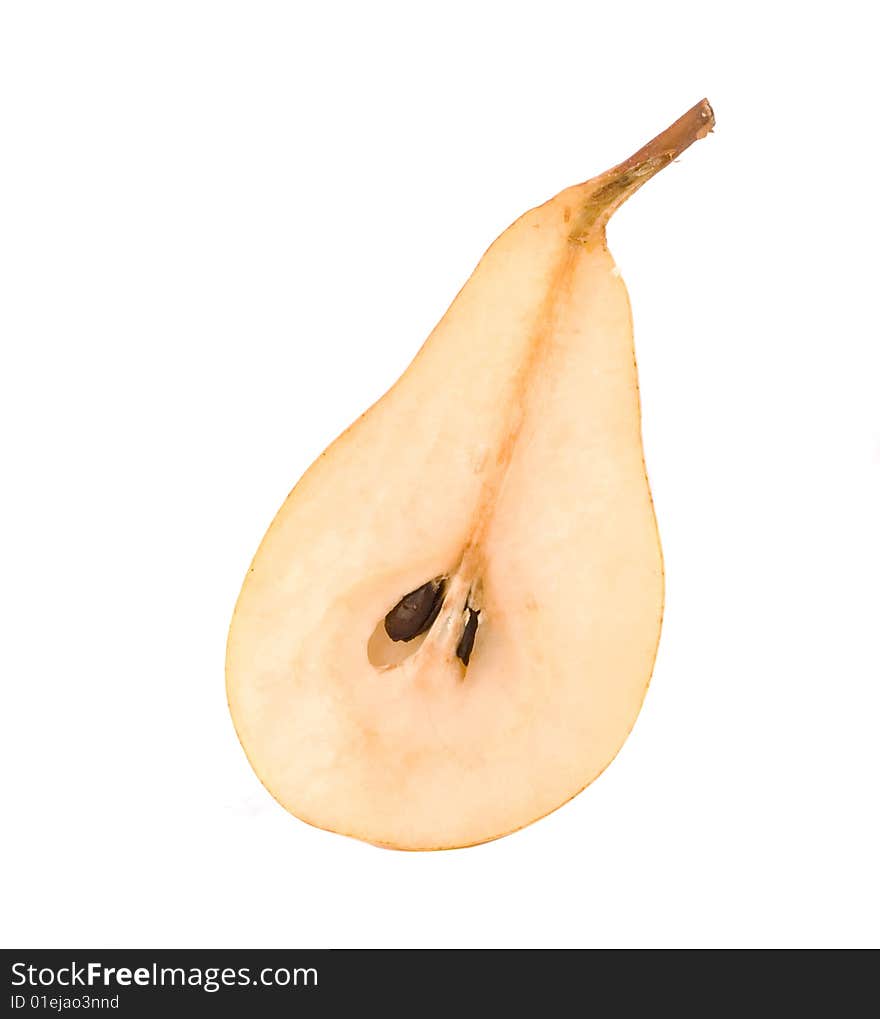 Section of pear