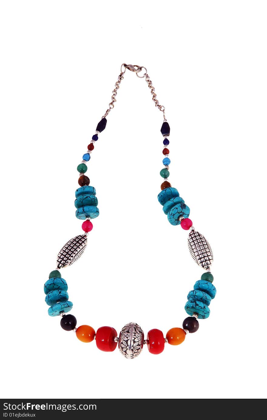 Very beautiful mosaic stones necklace. Very beautiful mosaic stones necklace.