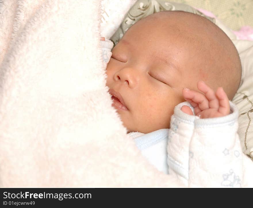 Sleeping infant