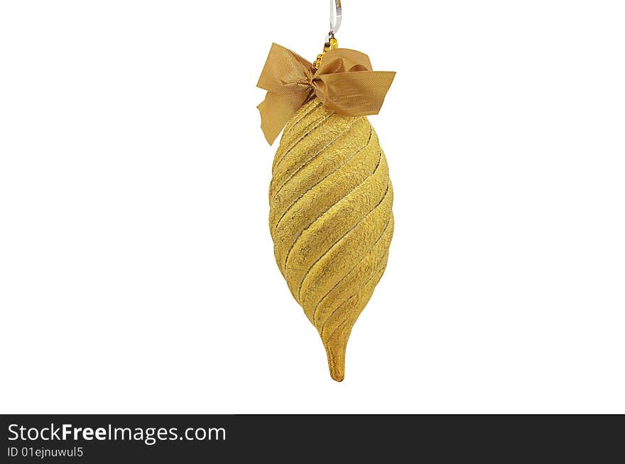 Gold fir-cone