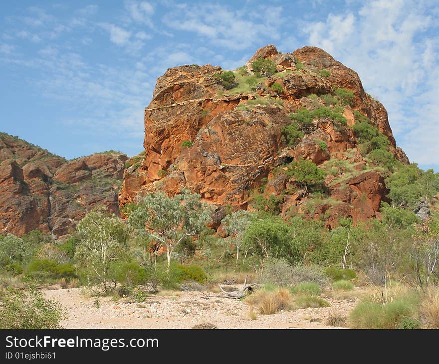 Australian landscape with geological feature of specific red stone. Bungle Bungle national park, Western Australia. Australia. Australian landscape with geological feature of specific red stone. Bungle Bungle national park, Western Australia. Australia