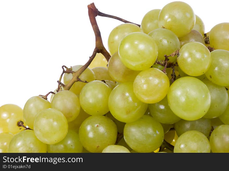 Green grapes.