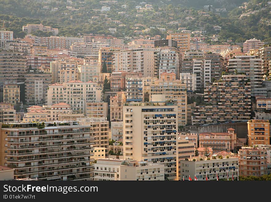 A Lot Of Buildings. Monaco.