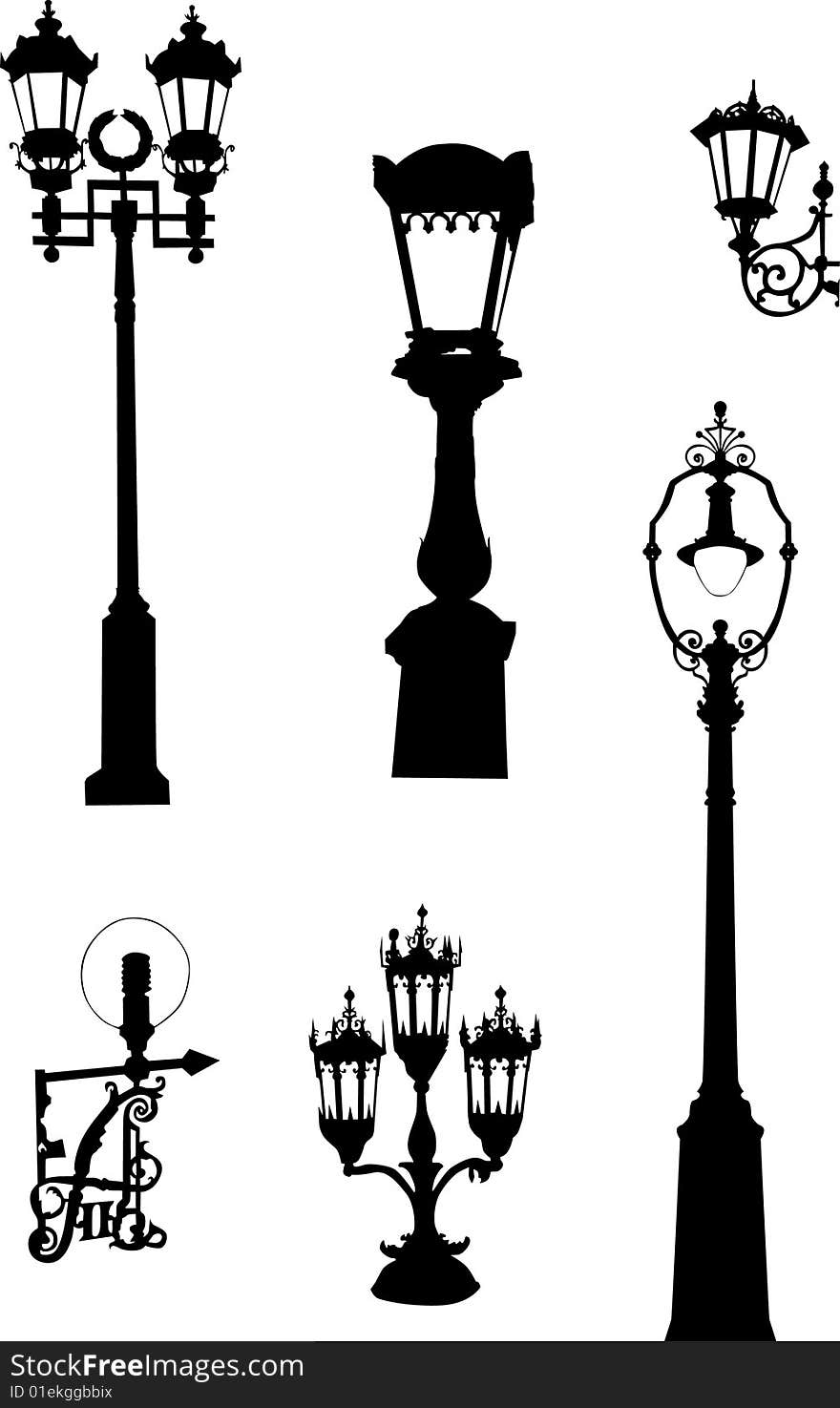 Six Street Lamps Collection