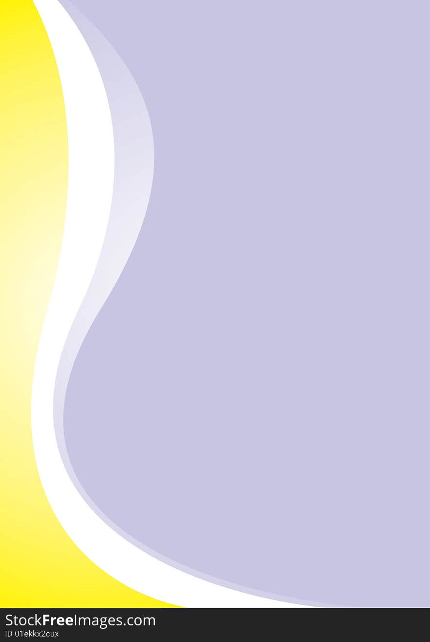 A vector illustration, purple,yellow background