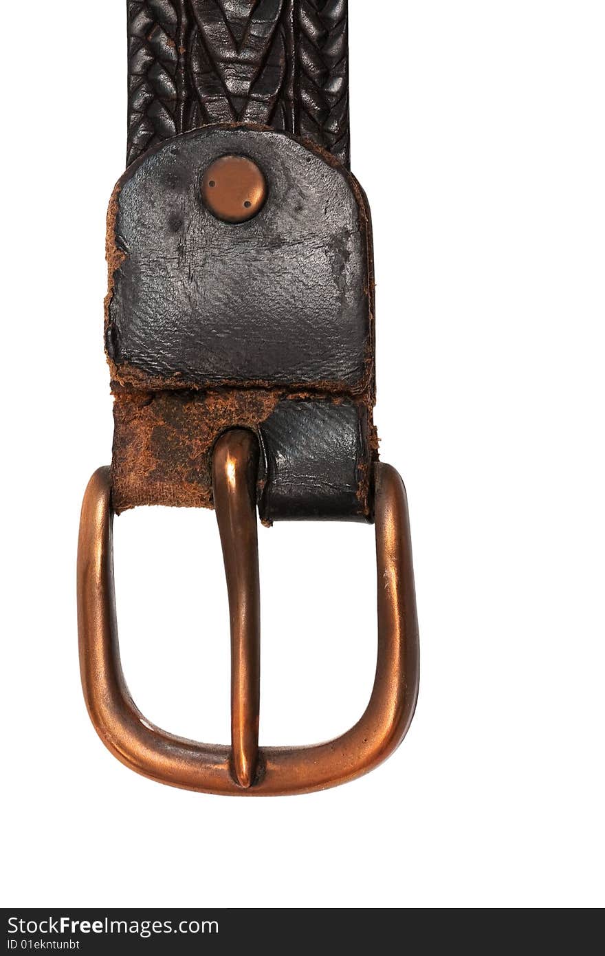 Belt With Copper Buckle