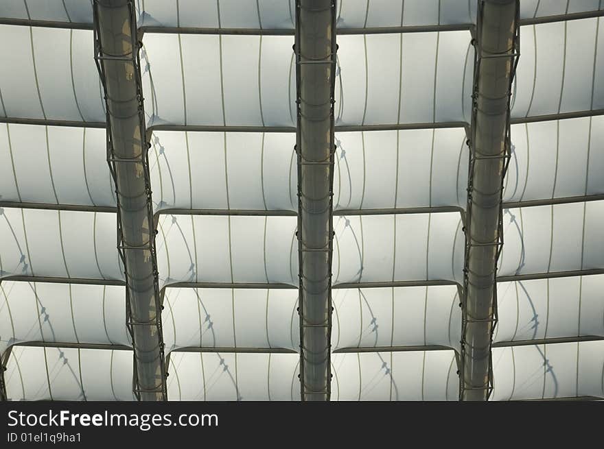 Roof of the olimpic stadium of Rome