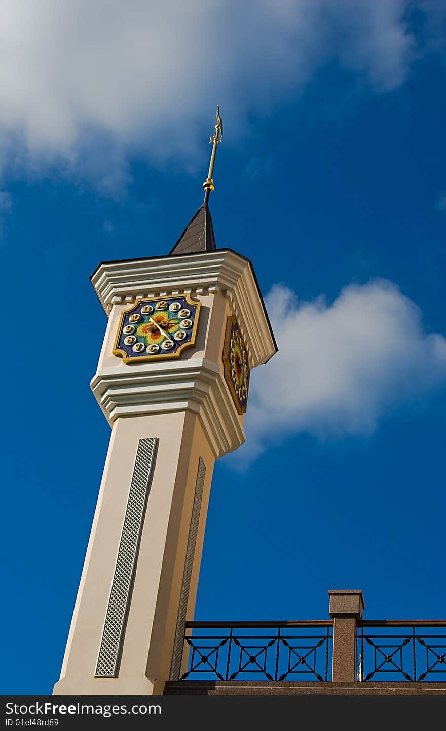 Clock tower of pappet theater