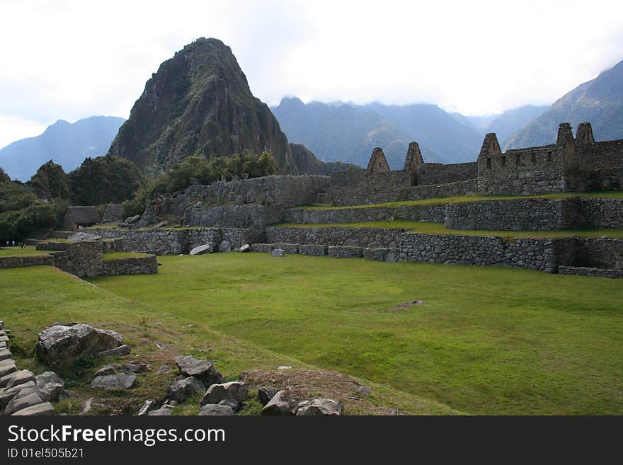 Machu picchu - central square