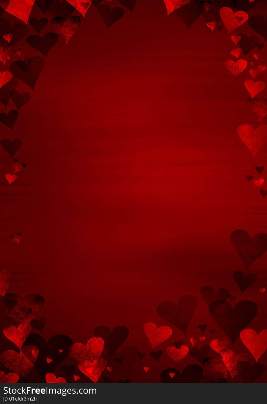 Red Abstract Background