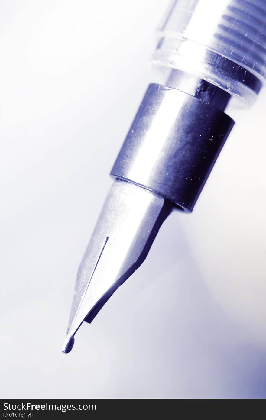 Close-up of a fountain pen