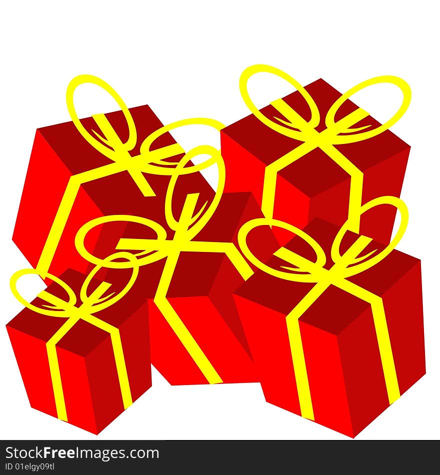 Gifts - a computer generated image