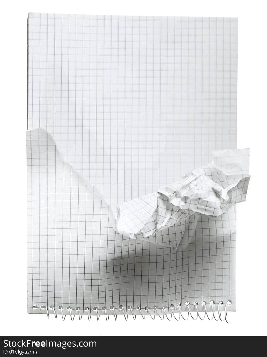 Crumpled paper