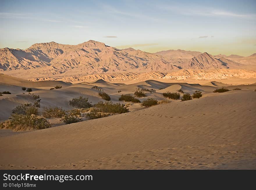 Spreading Shadows over the Dunes