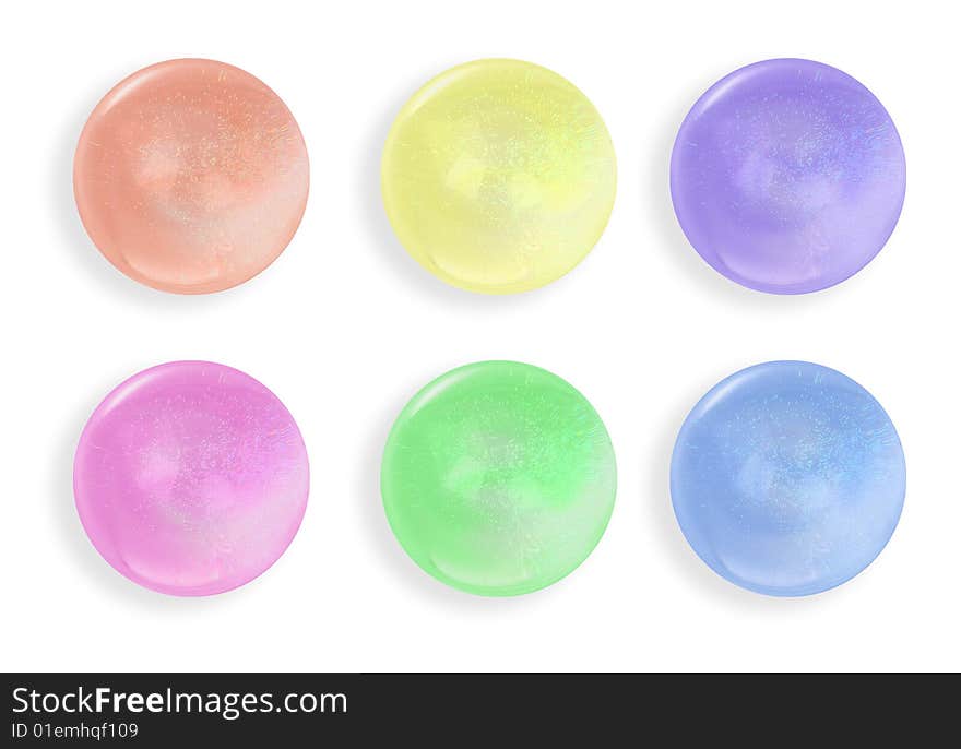 Colored Sparkle Balls