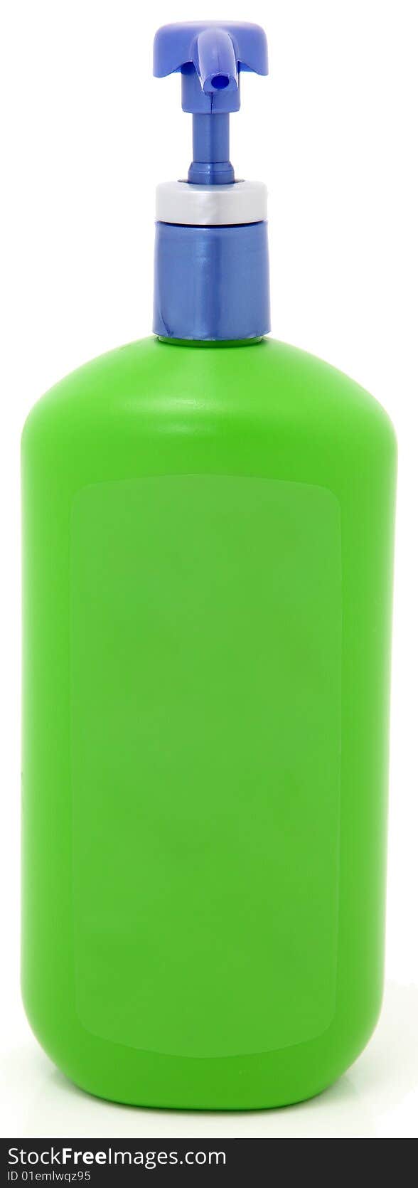 Green and Blue Pump Bottle