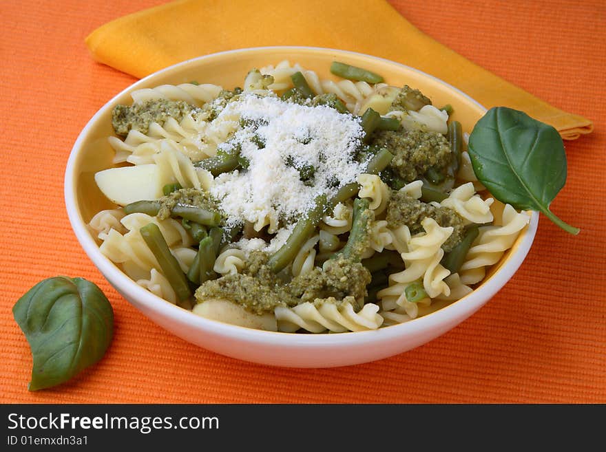 Pasta with vegetable