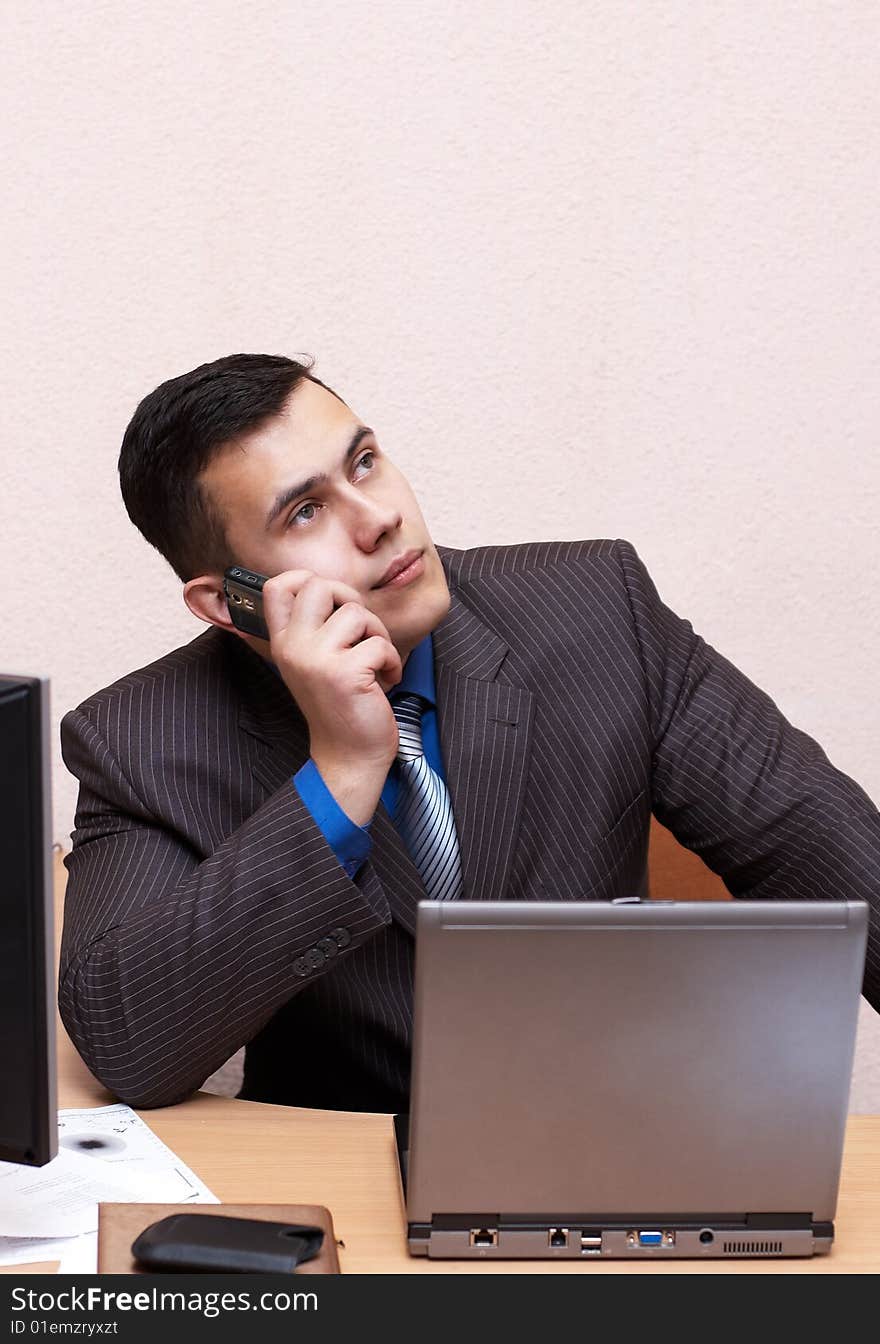 Businessman at office