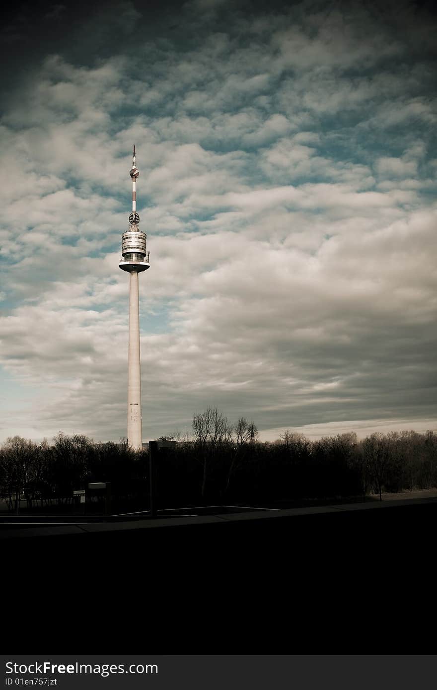 Donau Tower in Vienna Austria