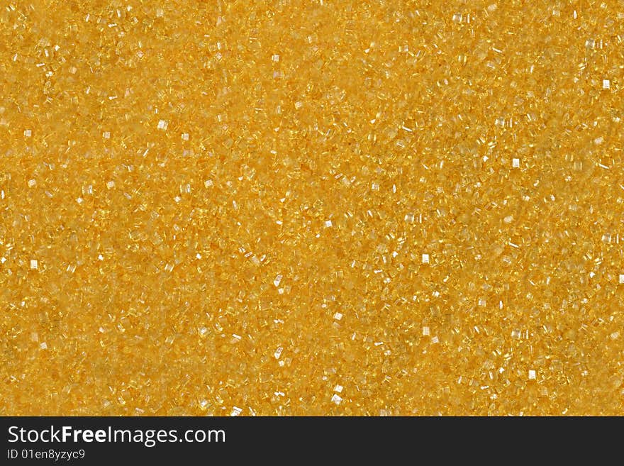 Macro of orange sugar crystals for a background