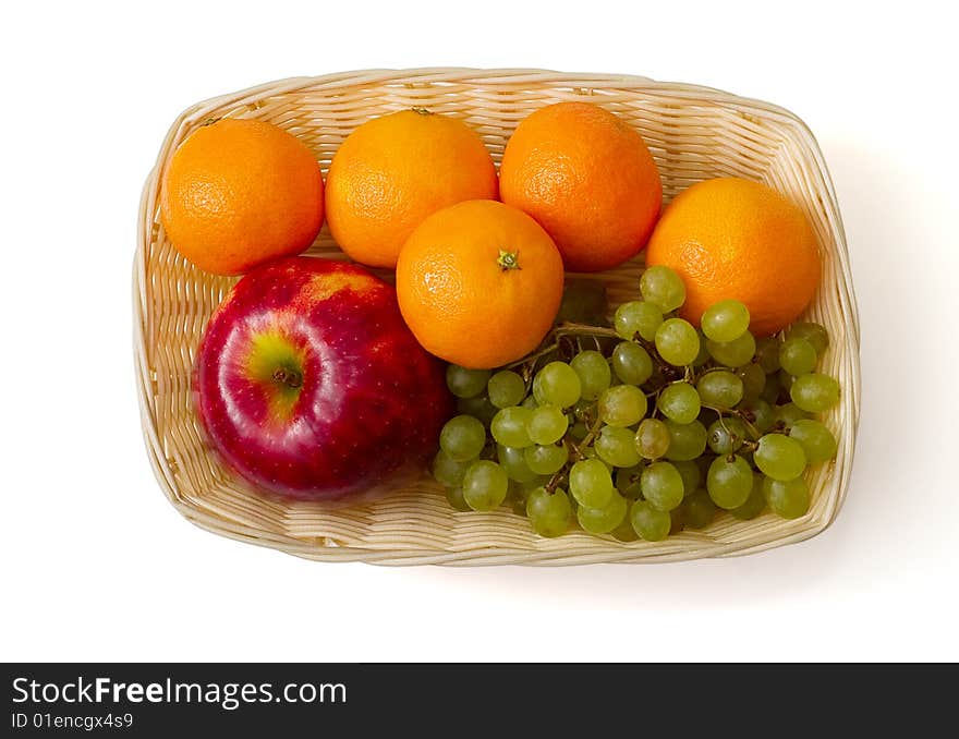 Fruit in the basket